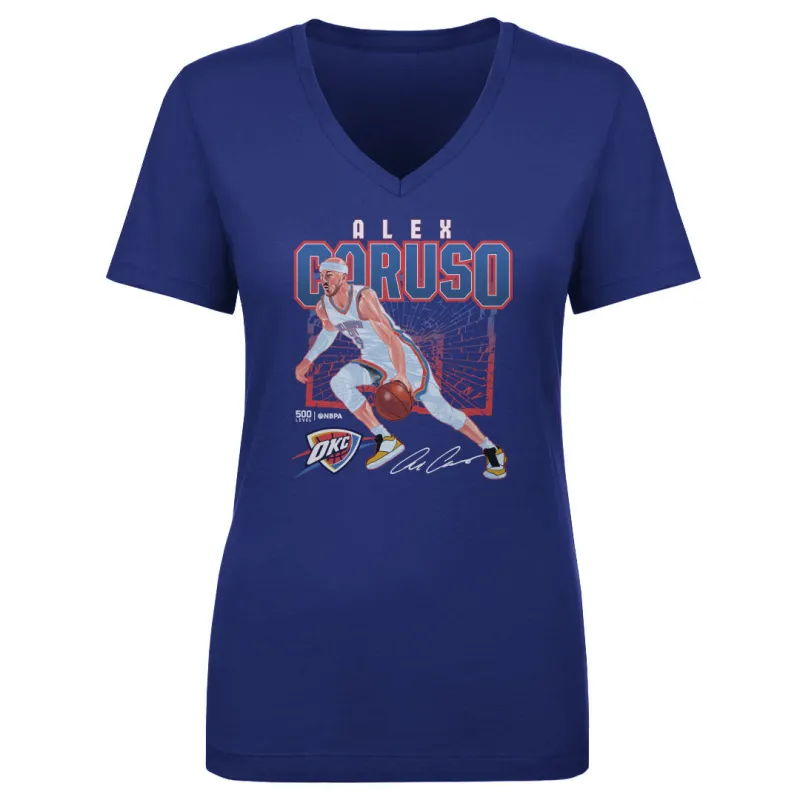 Alex Caruso Oklahoma City Thunder Shattered WHT sold by 500 Level