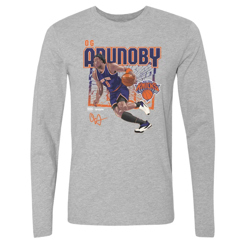 OG Anunoby New York Knicks Shattered WHT sold by 500 Level