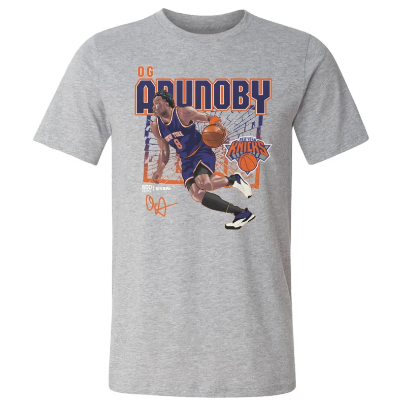 OG Anunoby New York Knicks Shattered WHT sold by 500 Level