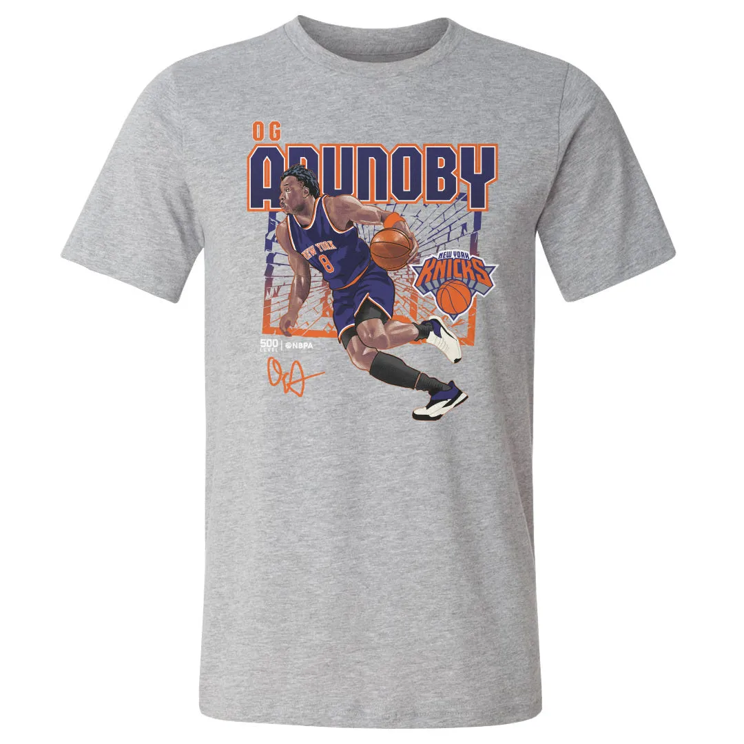 OG Anunoby New York Knicks Shattered WHT sold by 500 Level