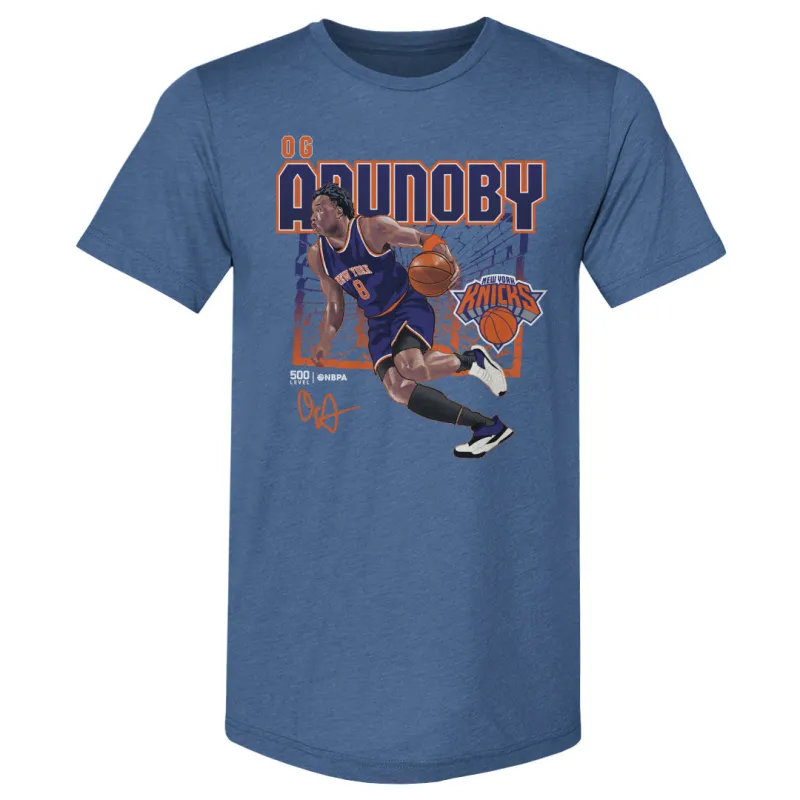 OG Anunoby New York Knicks Shattered WHT sold by 500 Level