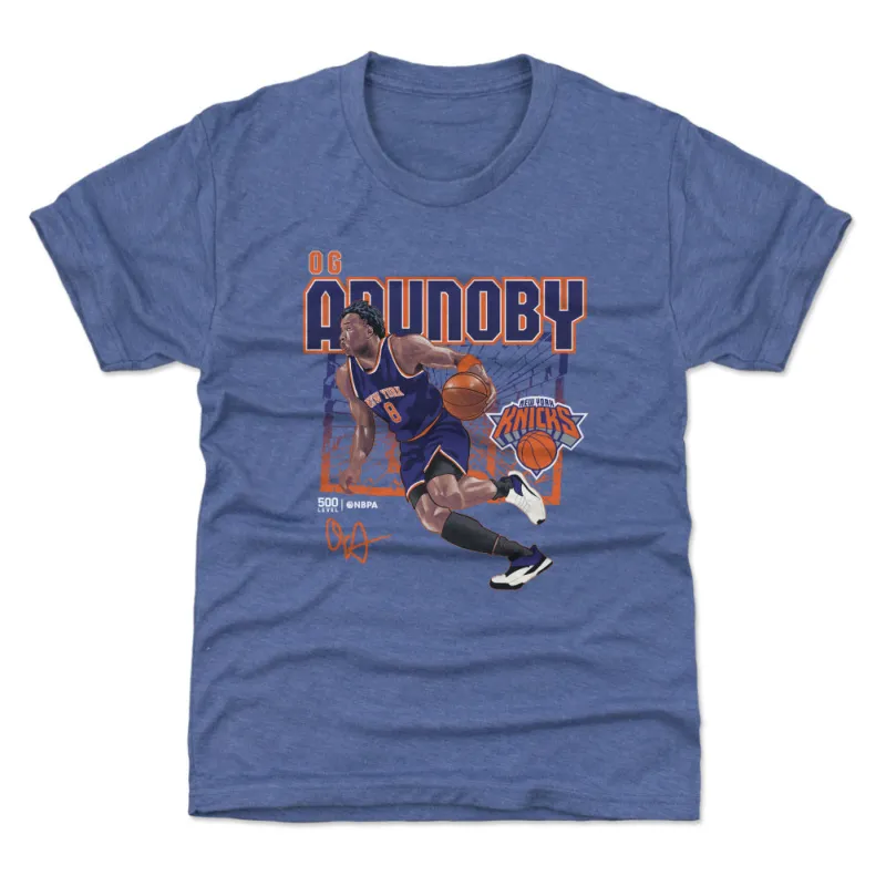 OG Anunoby New York Knicks Shattered WHT sold by 500 Level