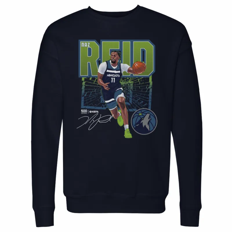 Naz Reid Minnesota Timberwolves Shattered WHT sold by 500 Level