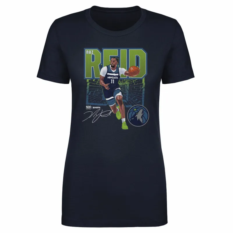 Naz Reid Minnesota Timberwolves Shattered WHT sold by 500 Level