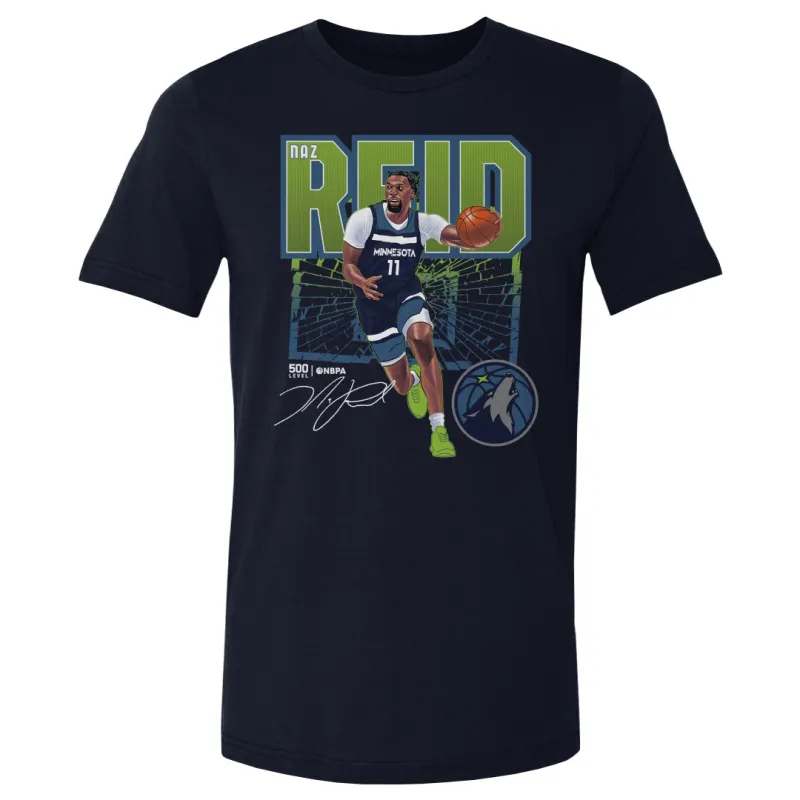 Naz Reid Minnesota Timberwolves Shattered WHT sold by 500 Level