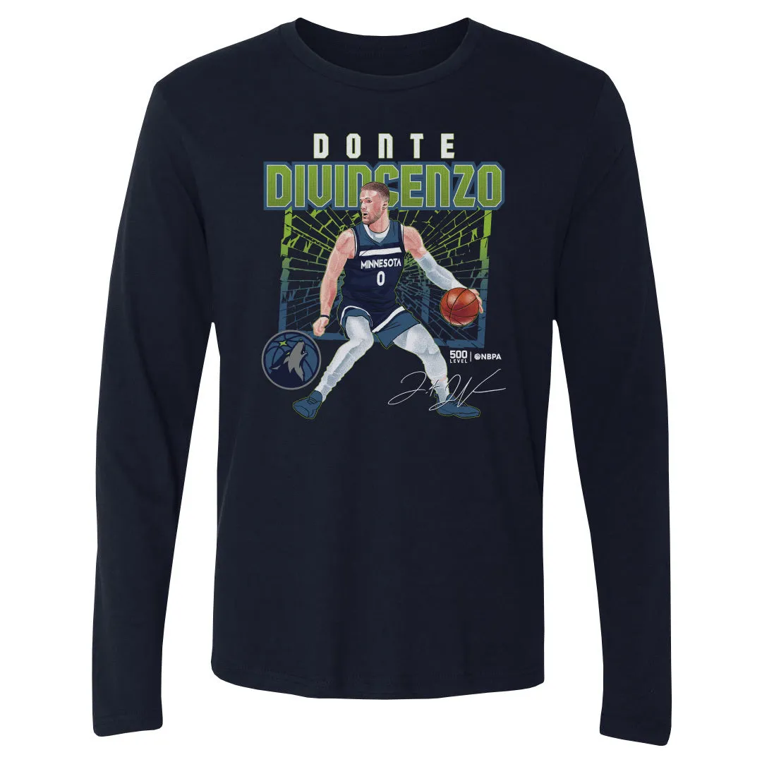 Donte Divincenzo Minnesota Timberwolves Shattered WHT sold by 500 Level
