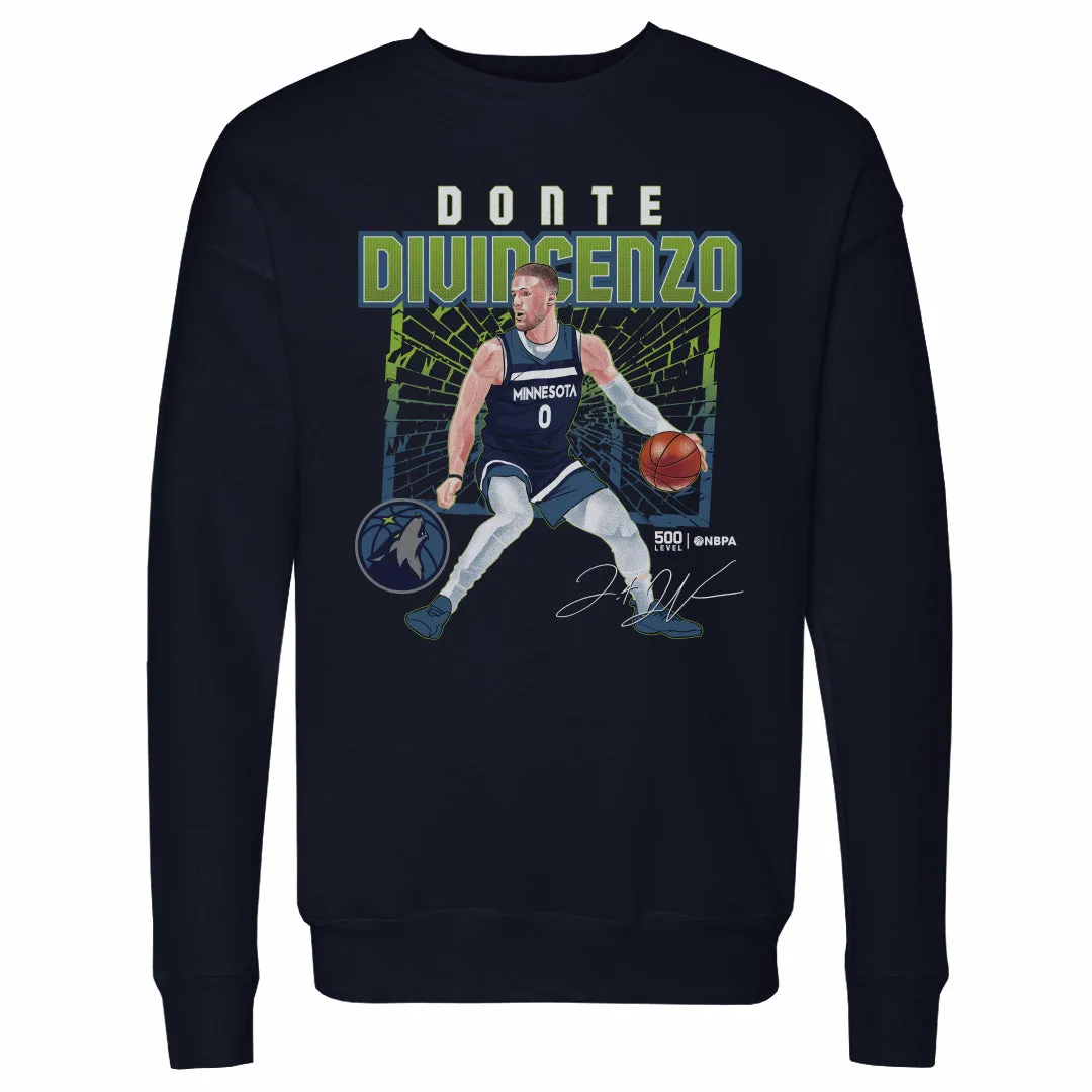 Donte Divincenzo Minnesota Timberwolves Shattered WHT sold by 500 Level