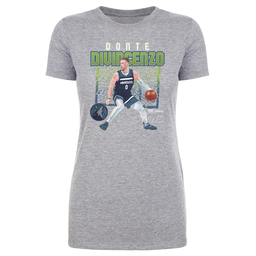 Donte Divincenzo Minnesota Timberwolves Shattered WHT sold by 500 Level