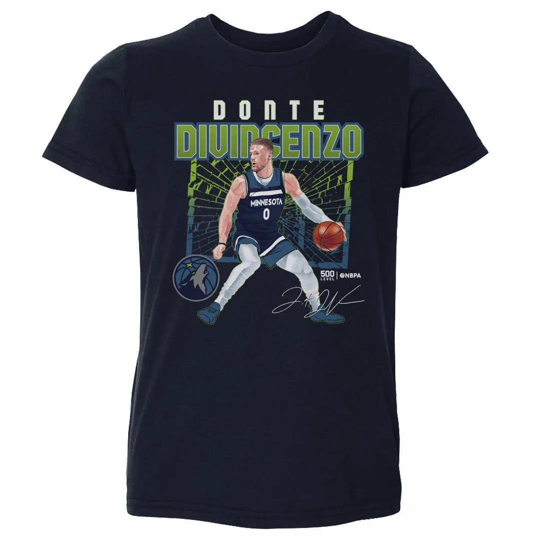 Donte Divincenzo Minnesota Timberwolves Shattered WHT sold by 500 Level