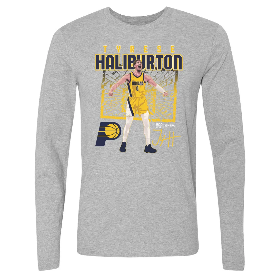 Tyrese Haliburton Indiana Pacers Shattered WHT sold by 500 Level