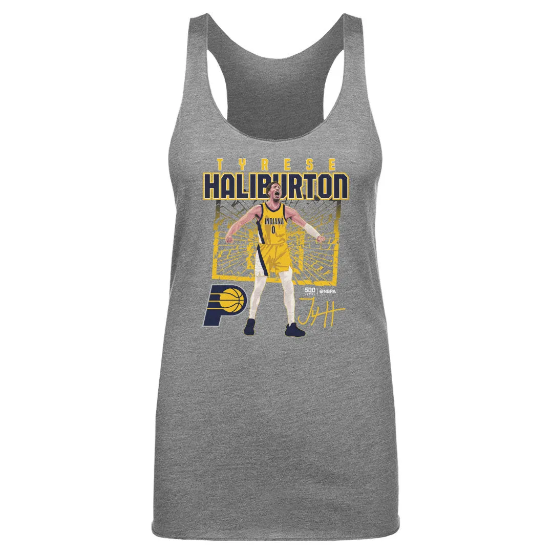 Tyrese Haliburton Indiana Pacers Shattered WHT sold by 500 Level
