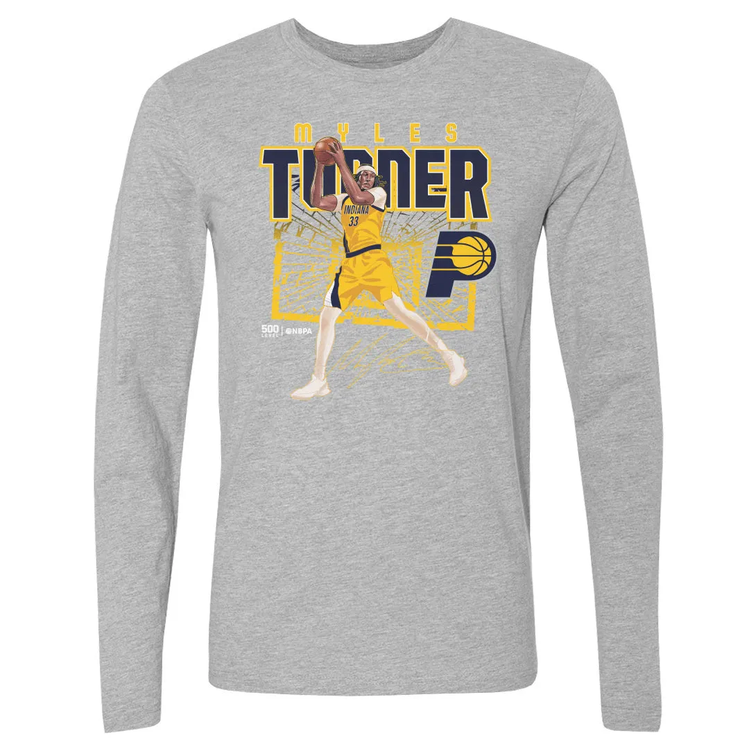 Myles Turner Indiana Pacers Shattered WHT sold by 500 Level