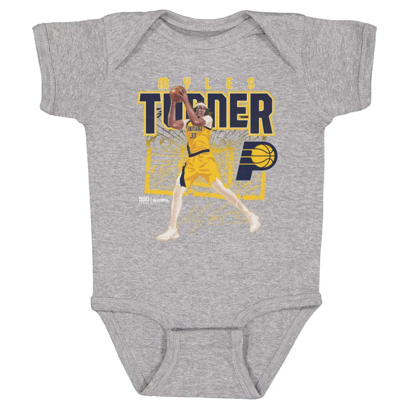 Myles Turner Indiana Pacers Shattered WHT sold by 500 Level