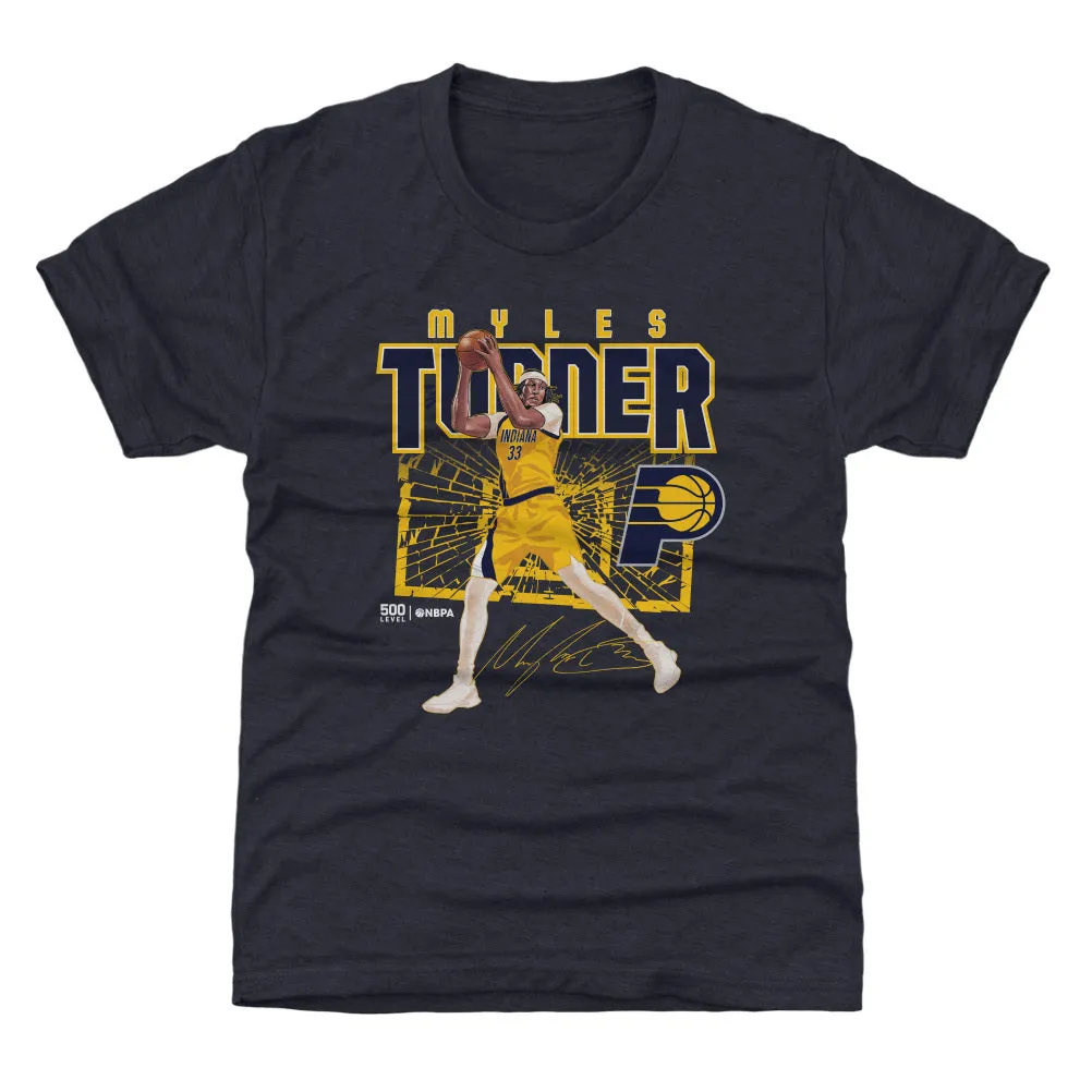 Myles Turner Indiana Pacers Shattered WHT sold by 500 Level product image thumbnail 2