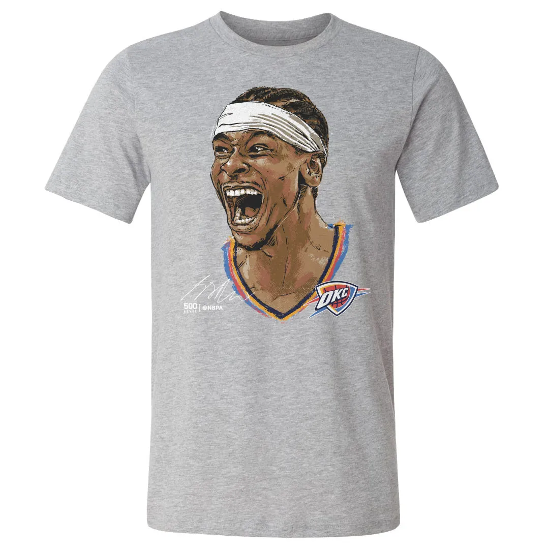 Shai Gilgeous-Alexander Oklahoma City Thunder Portrait WHT sold by 500 Level product image thumbnail 3