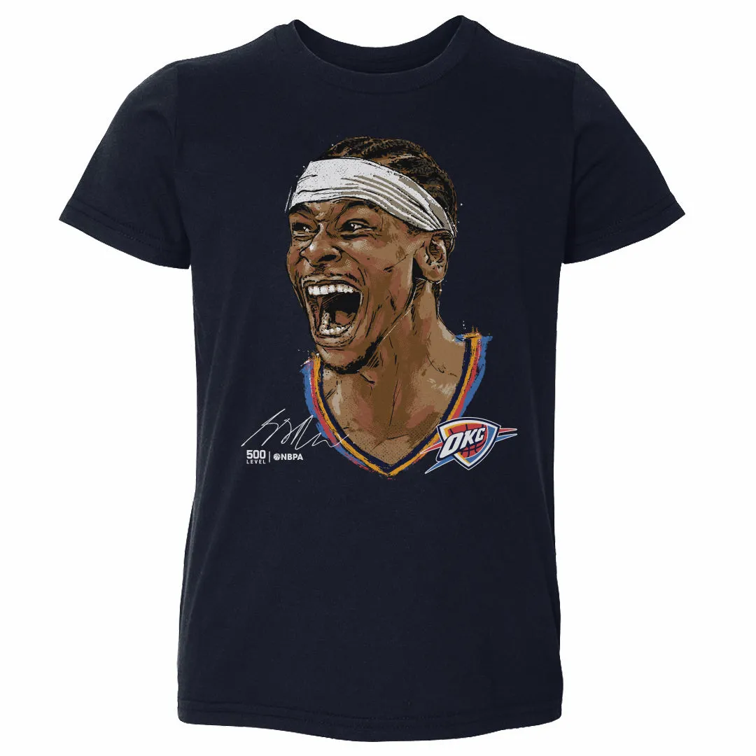 Shai Gilgeous-Alexander Oklahoma City Thunder Portrait WHT sold by 500 Level product image thumbnail 2