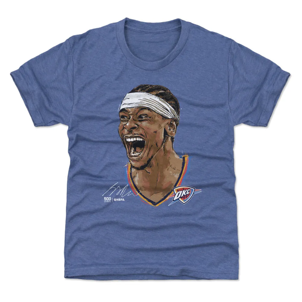 Shai Gilgeous-Alexander Oklahoma City Thunder Portrait WHT sold by 500 Level product image thumbnail 3