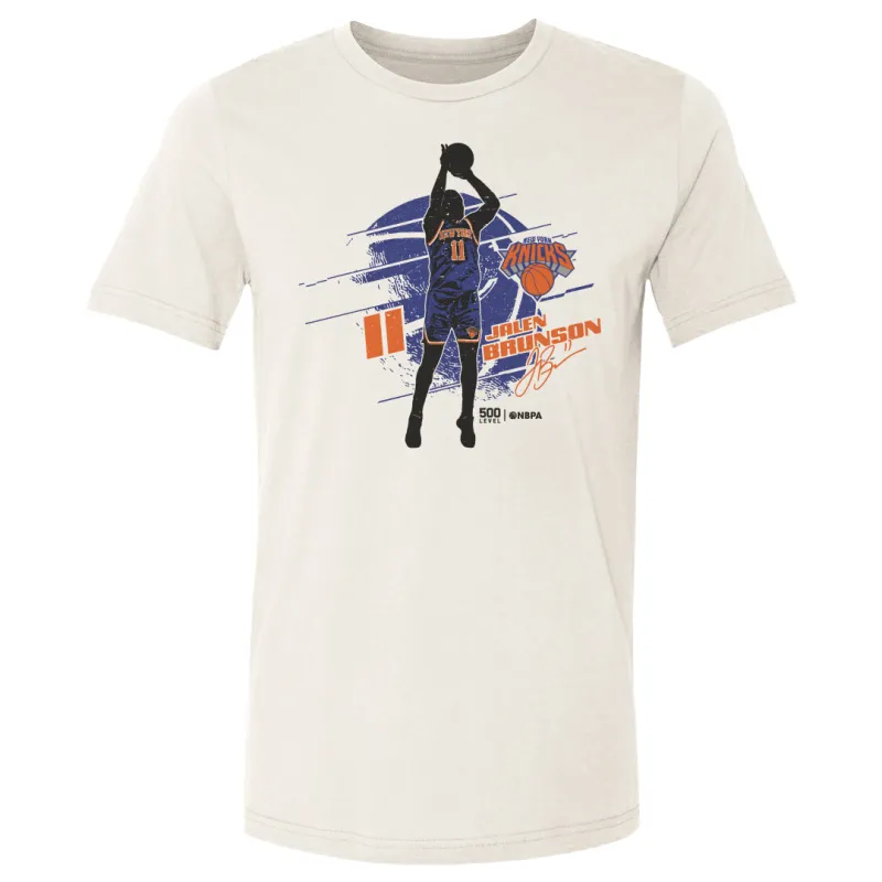 Jalen Brunson New York Knicks Silhouette sold by 500 Level