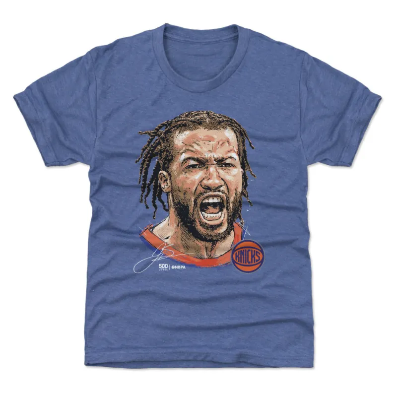 Jalen Brunson New York Knicks Portrait WHT sold by 500 Level