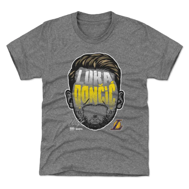 Luka Doncic Los Angeles Lakers Player Silhouette WHT sold by 500 Level