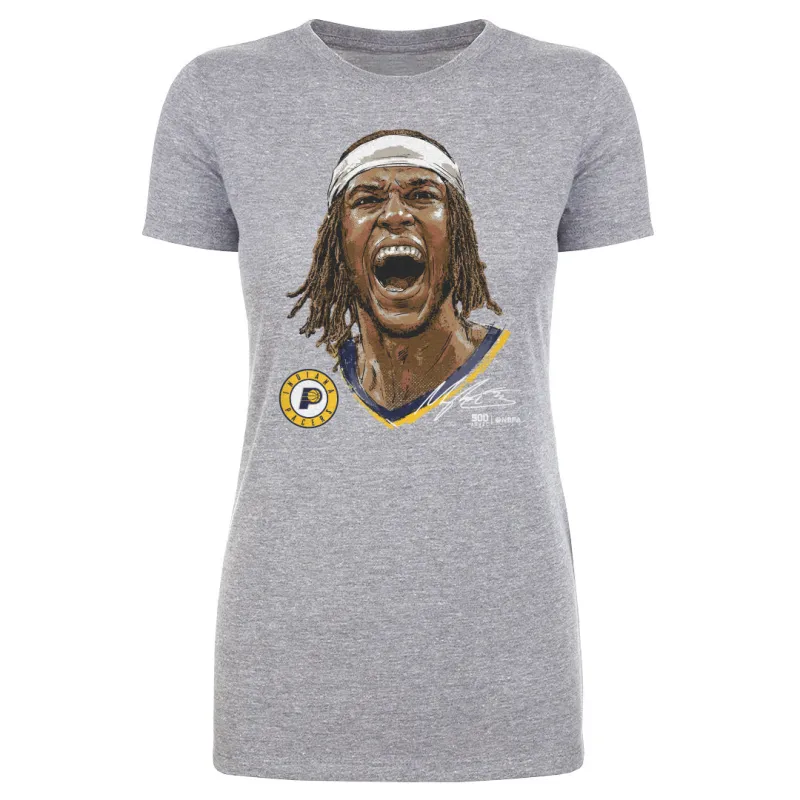 Myles Turner Indiana Pacers Portrait WHT sold by 500 Level