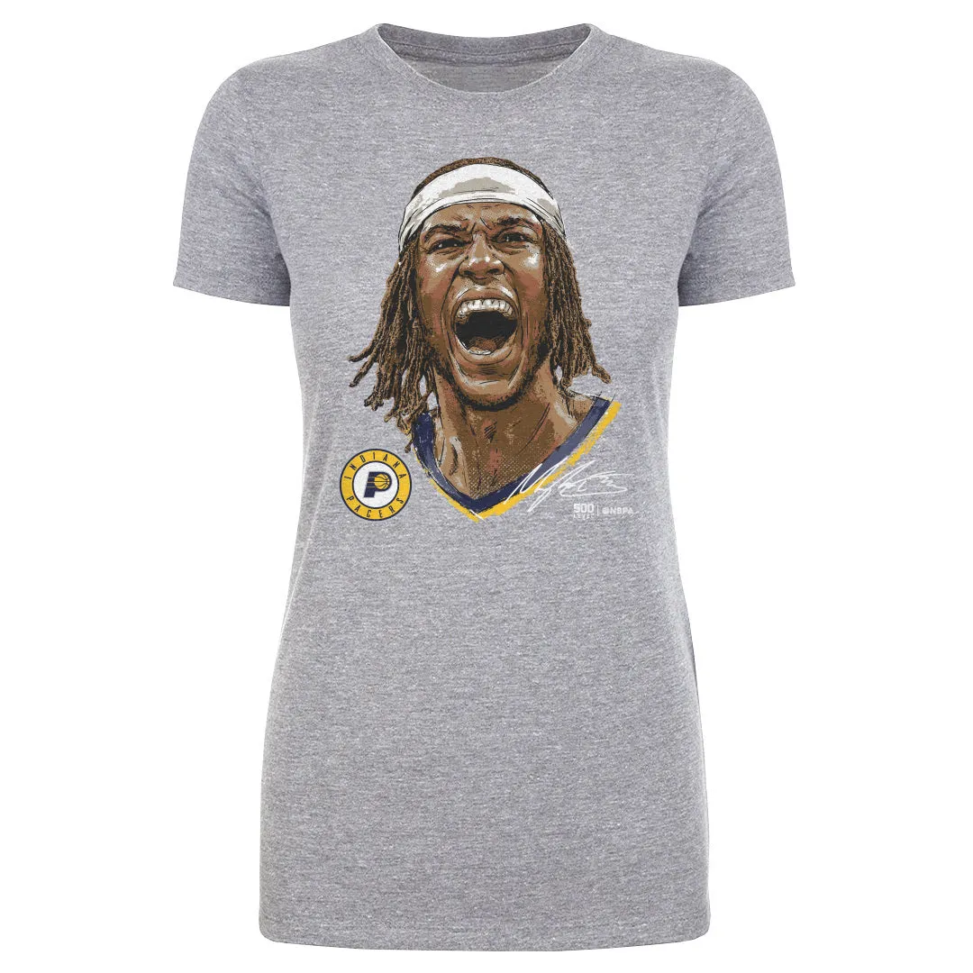 Myles Turner Indiana Pacers Portrait WHT sold by 500 Level