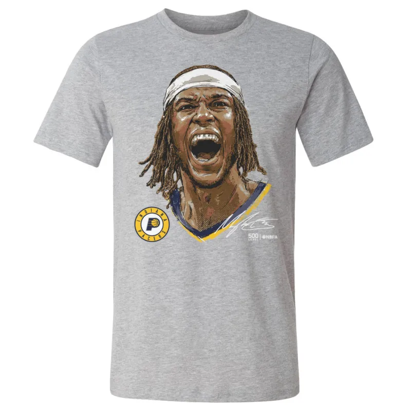 Myles Turner Indiana Pacers Portrait WHT sold by 500 Level