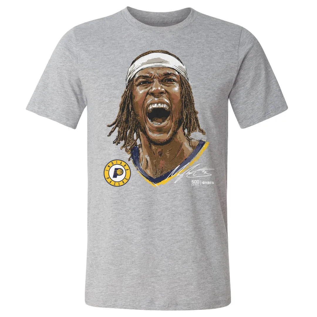 Myles Turner Indiana Pacers Portrait WHT sold by 500 Level