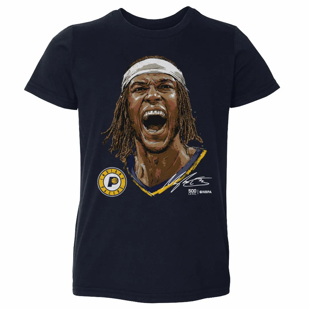 Myles Turner Indiana Pacers Portrait WHT sold by 500 Level