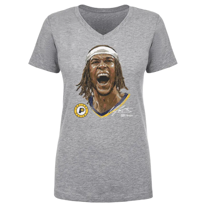 Myles Turner Indiana Pacers Portrait WHT sold by 500 Level