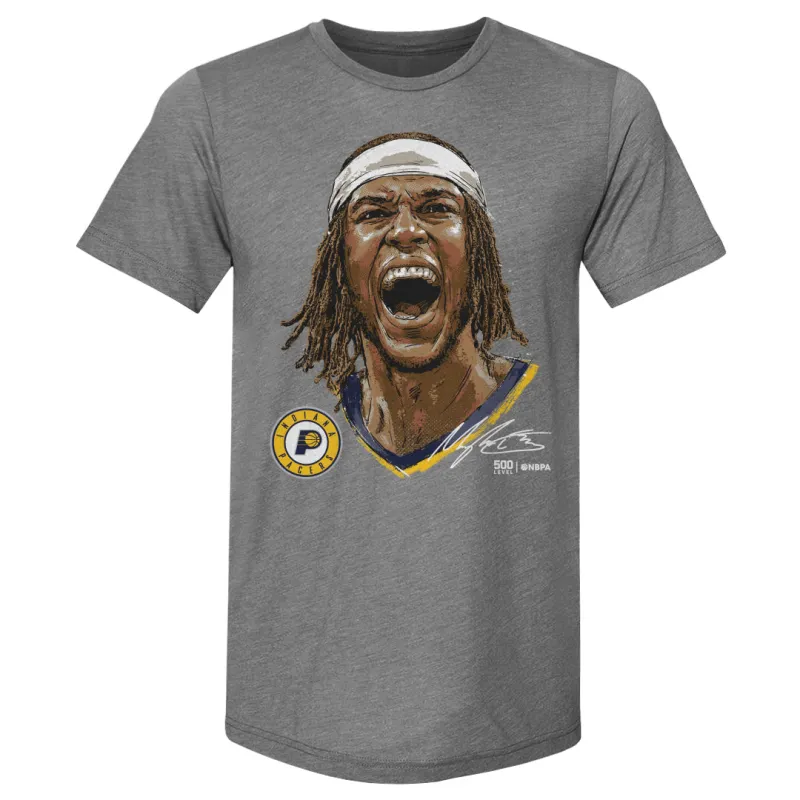 Myles Turner Indiana Pacers Portrait WHT sold by 500 Level