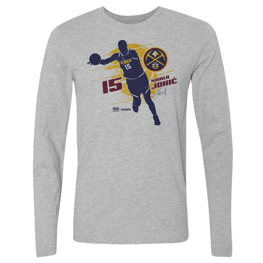 Nikola Jokic Denver Nuggets Silhouette sold by 500 Level