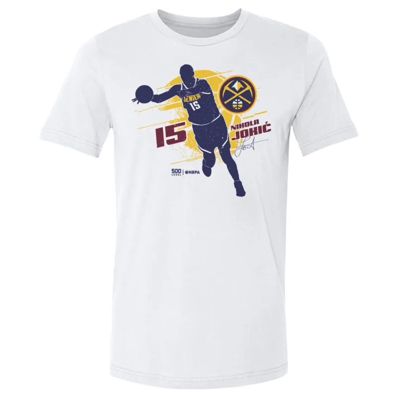 Nikola Jokic Denver Nuggets Silhouette sold by 500 Level