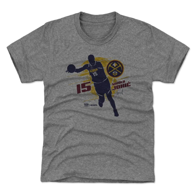 Nikola Jokic Denver Nuggets Silhouette sold by 500 Level