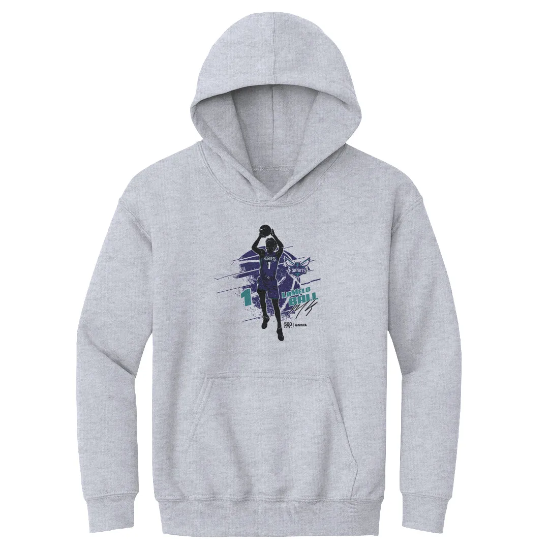 LaMelo Ball Charlotte Hornets Silhouette sold by 500 Level