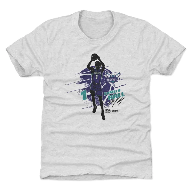 LaMelo Ball Charlotte Hornets Silhouette sold by 500 Level