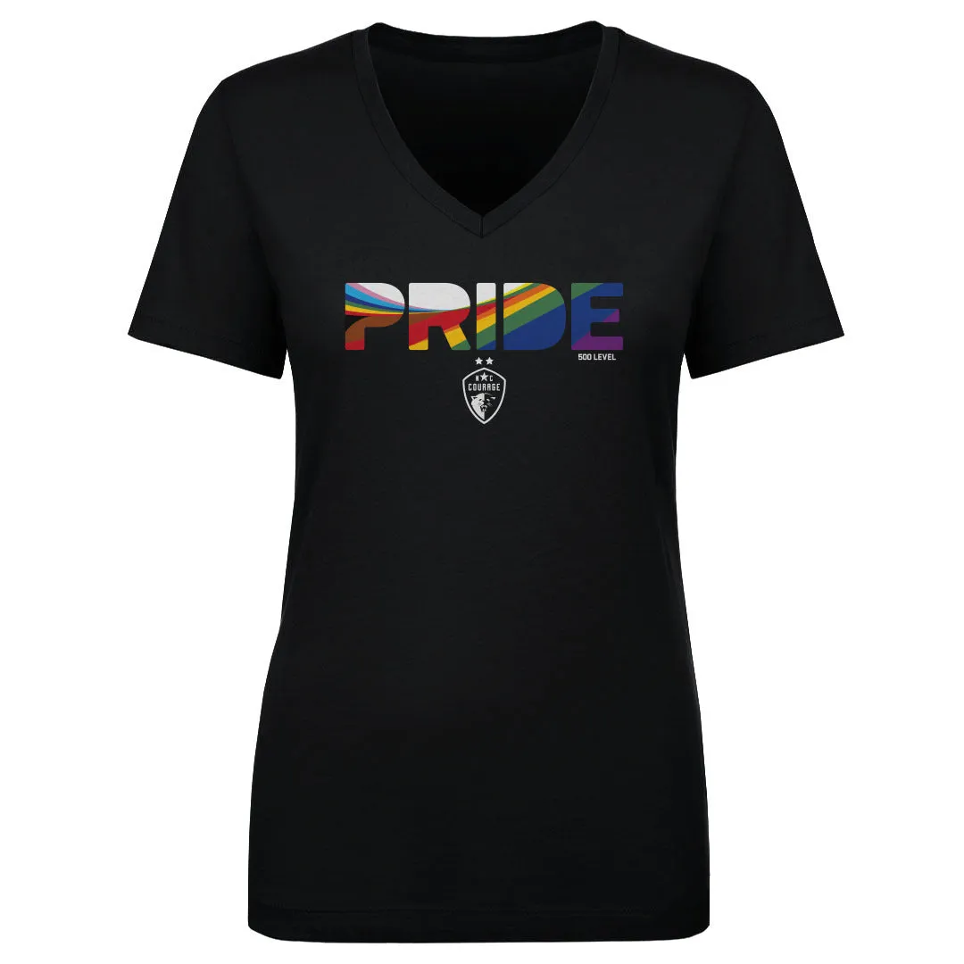 North Carolina Courage Pride Stripes 2025 WHT sold by 500 Level