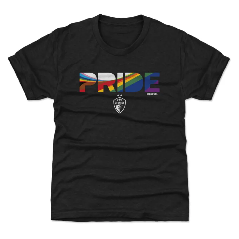 North Carolina Courage Pride Stripes 2025 WHT sold by 500 Level