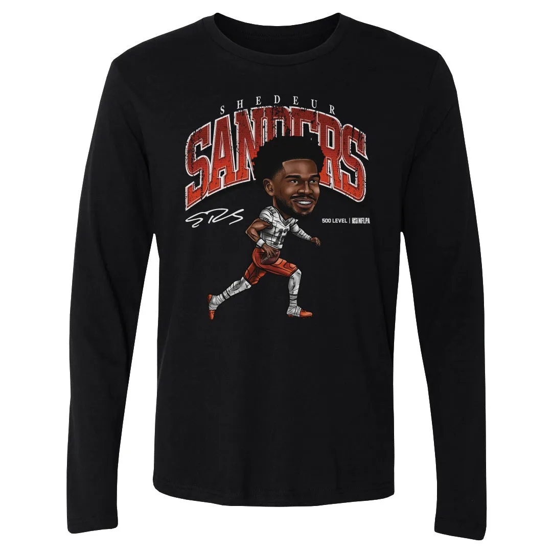 Shedeur Sanders Cleveland Cartoon WHT sold by 500 Level