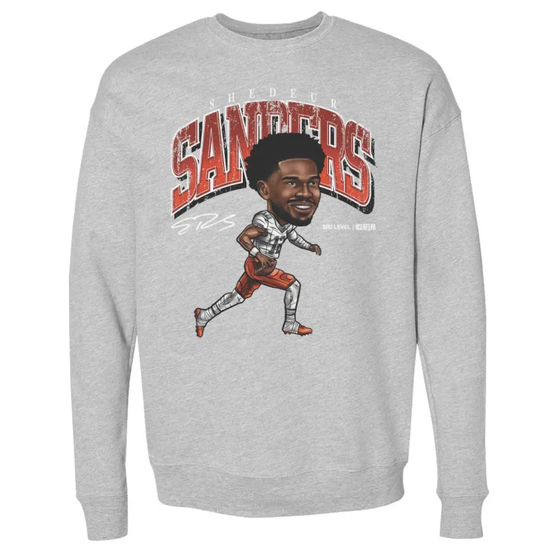 Shedeur Sanders Cleveland Cartoon WHT sold by 500 Level