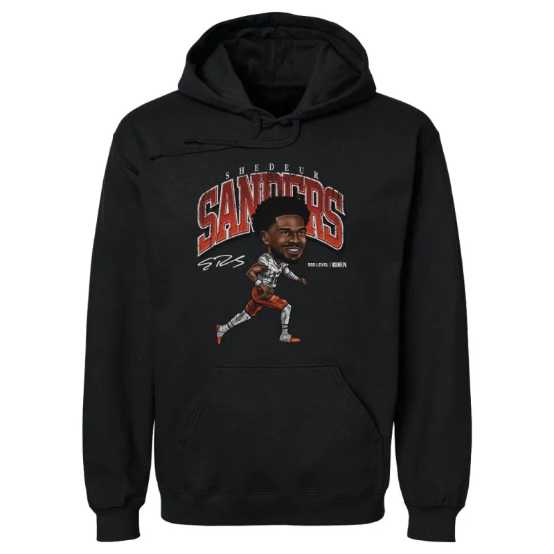 Shedeur Sanders Cleveland Cartoon WHT sold by 500 Level