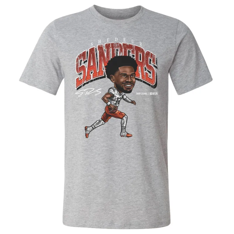 Shedeur Sanders Cleveland Cartoon WHT sold by 500 Level