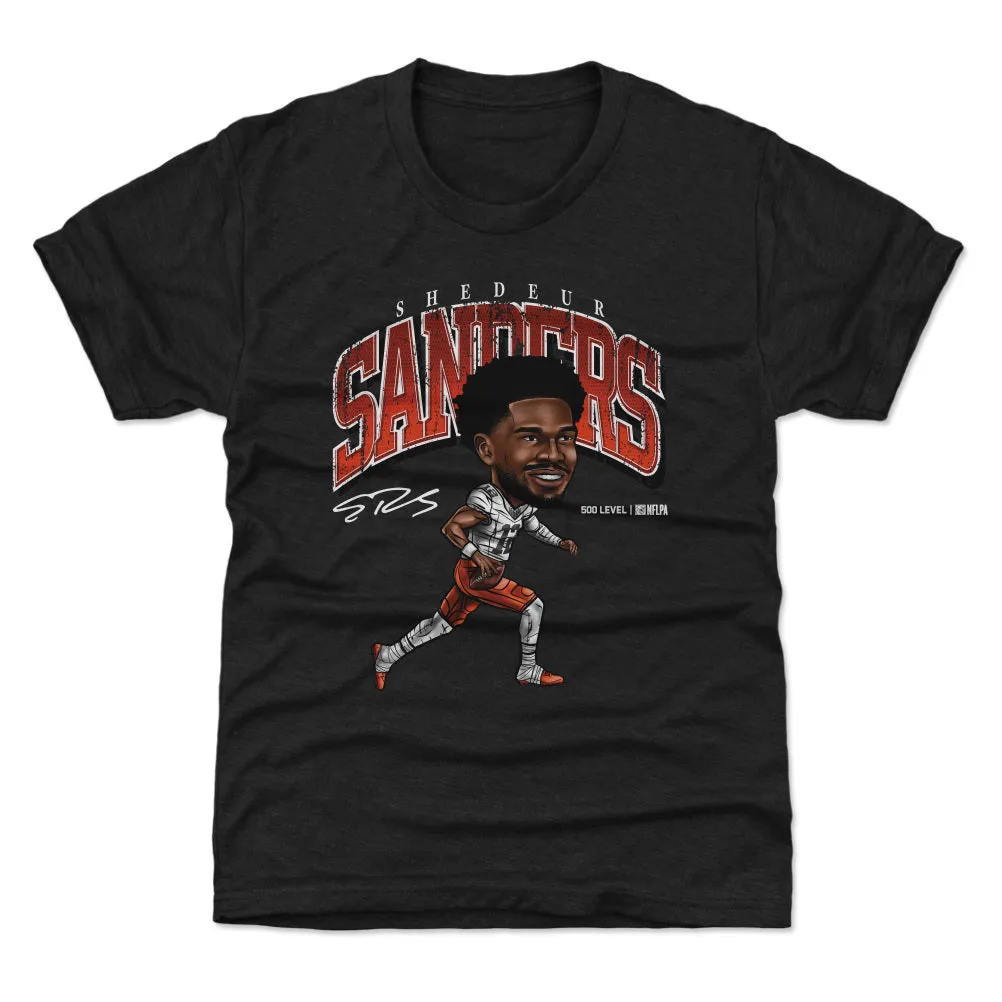 Shedeur Sanders Cleveland Cartoon WHT sold by 500 Level
