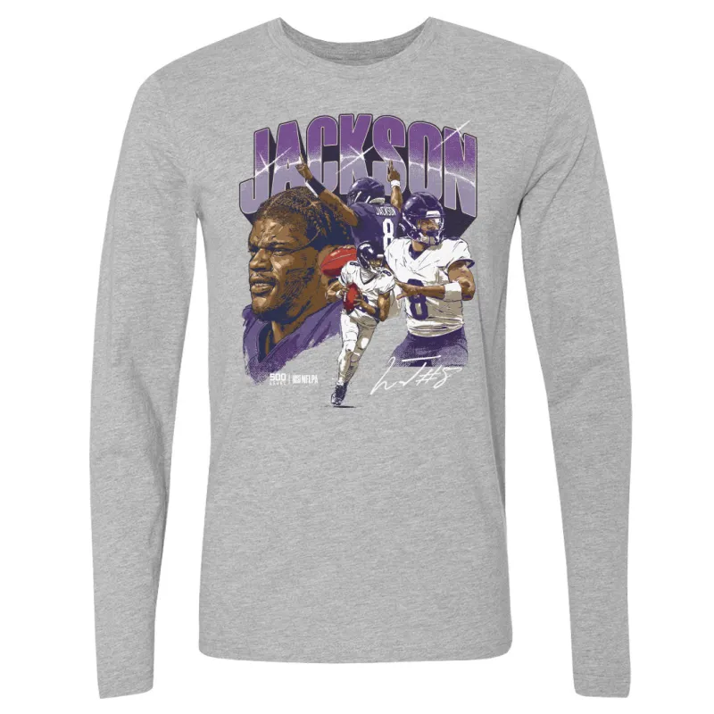 Lamar Jackson Baltimore Collage WHT sold by 500 Level