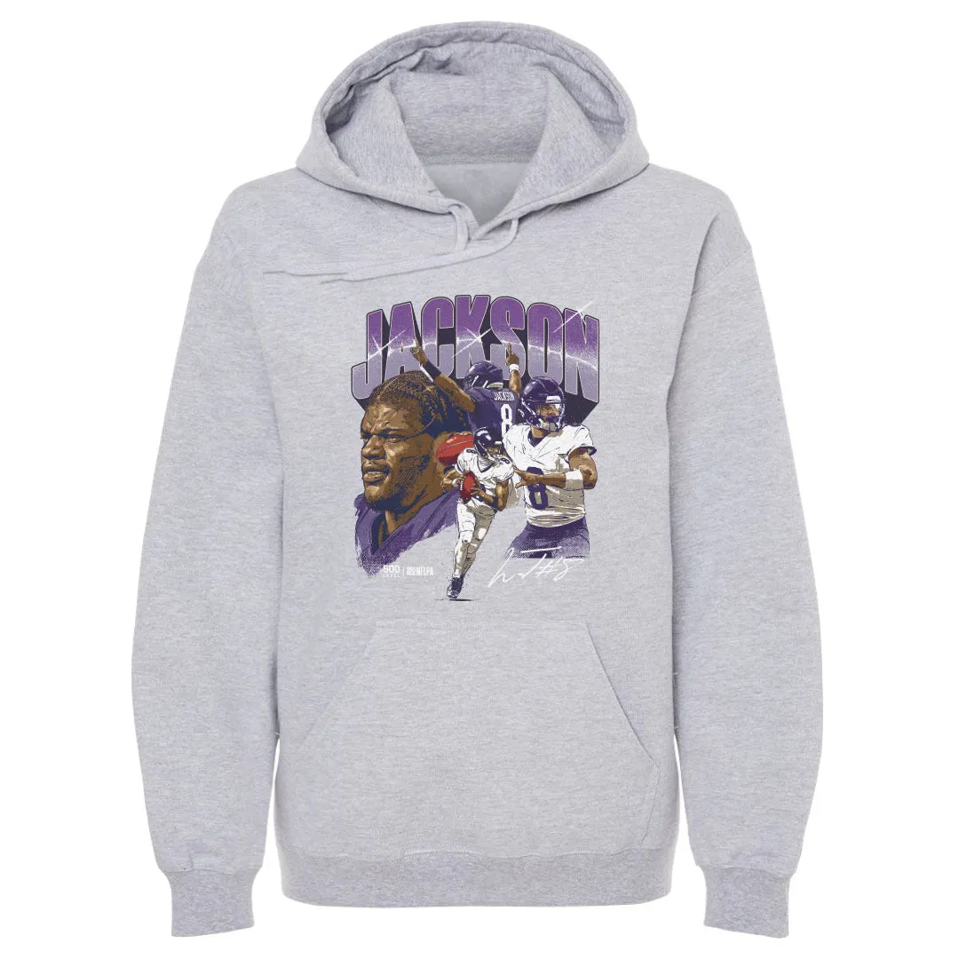 Lamar Jackson Baltimore Collage WHT sold by 500 Level