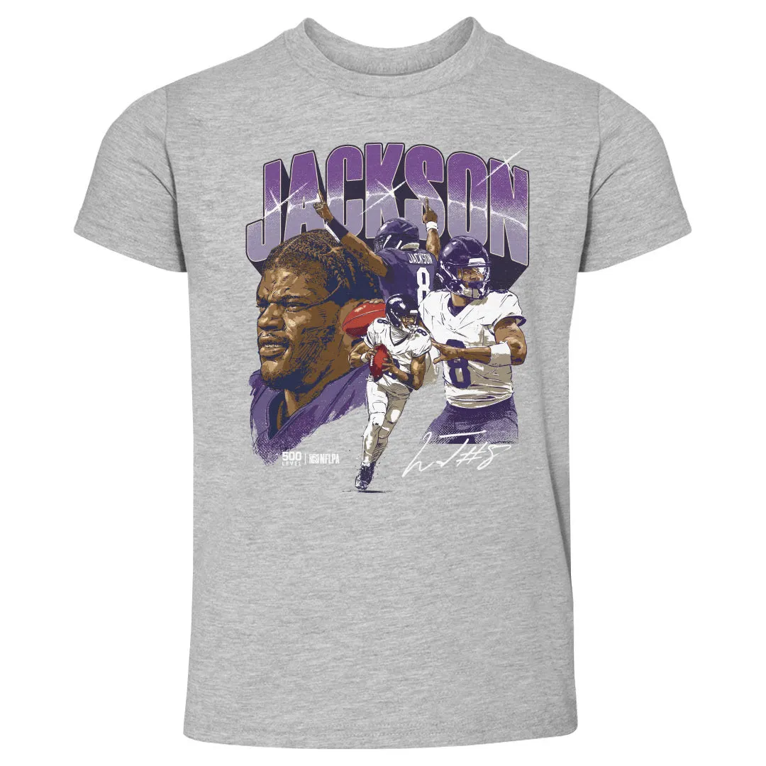 Lamar Jackson Baltimore Collage WHT sold by 500 Level