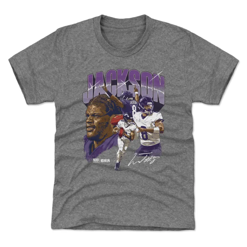 Lamar Jackson Baltimore Collage WHT sold by 500 Level
