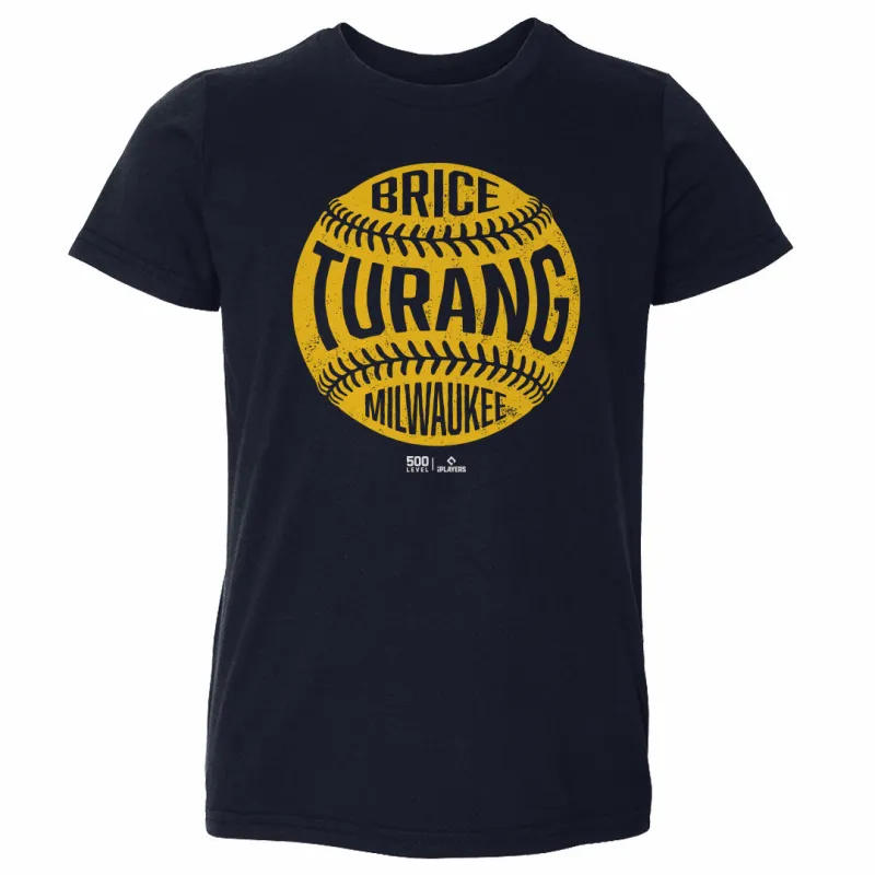 Brice Turang Milwaukee Vintage Baseball WHT sold by 500 Level