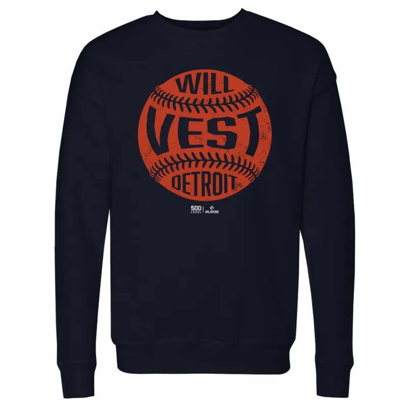 Will Vest Detroit Vintage Baseball WHT made by 500 Level