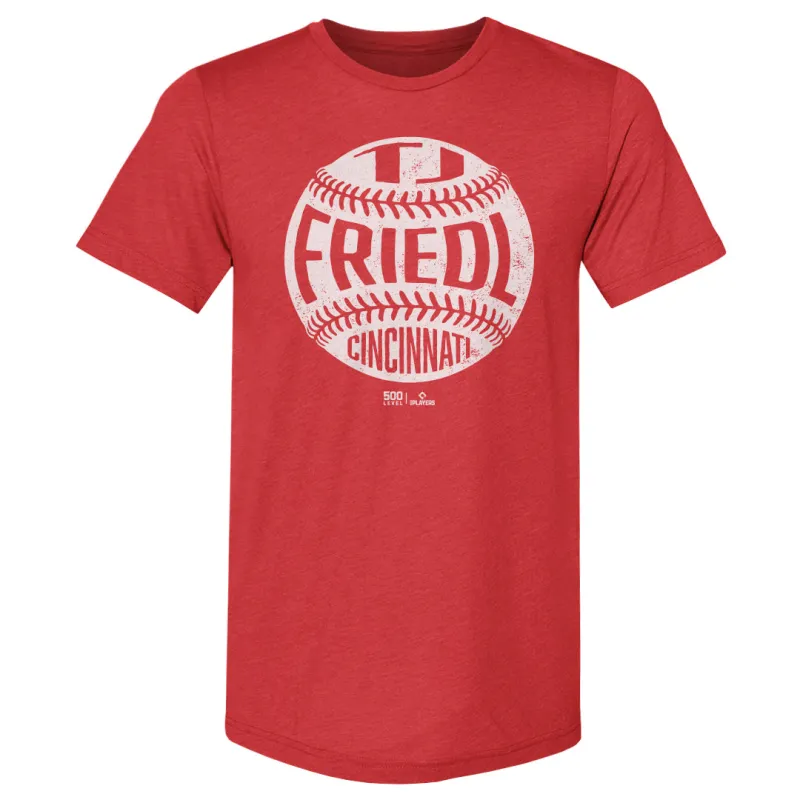 TJ Friedl Cincinnati Vintage Baseball WHT sold by 500 Level